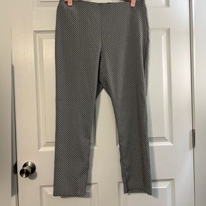 Elle patterned skinny ankle pants